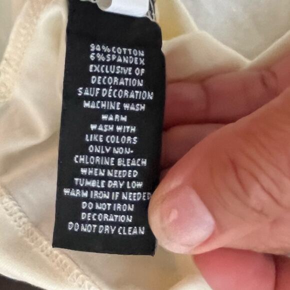 Pro Standard Women's Short Sleeve Tee - Cream - Picture 5 of 8